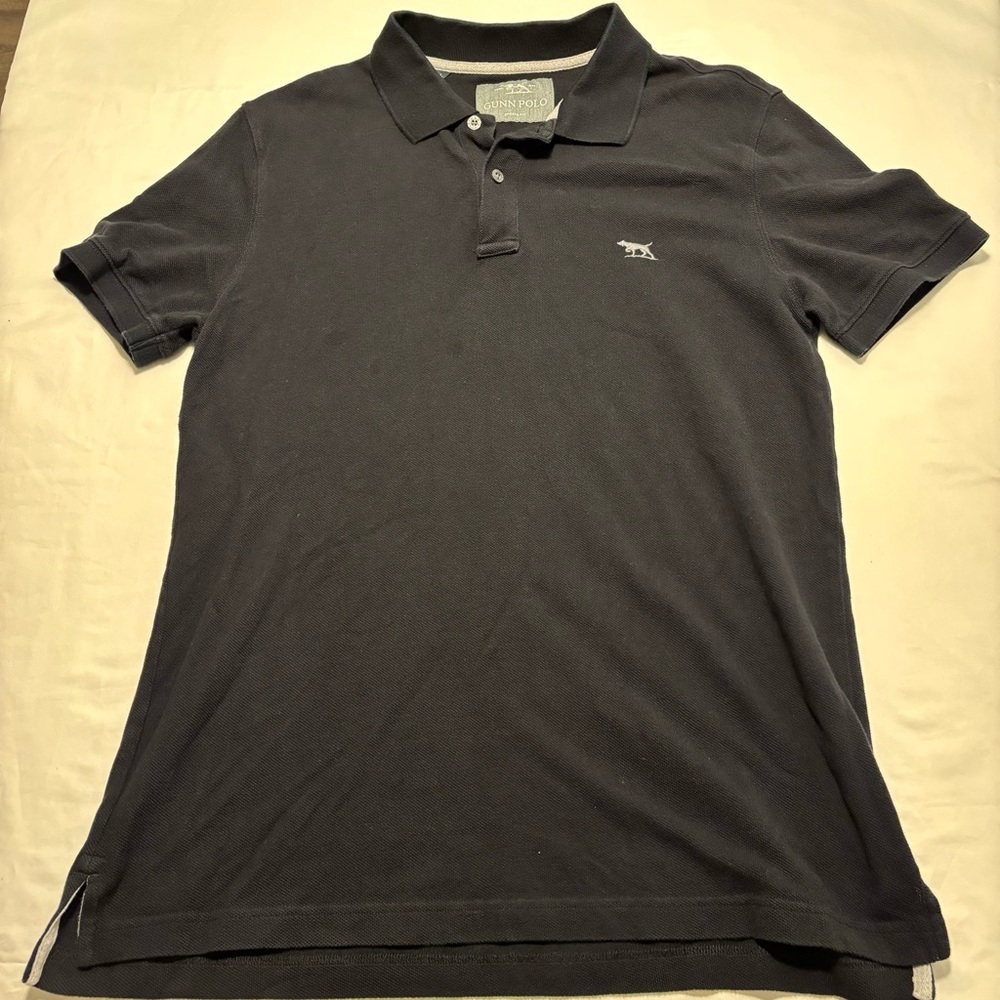 Men's Black Gunn Polo Shirt